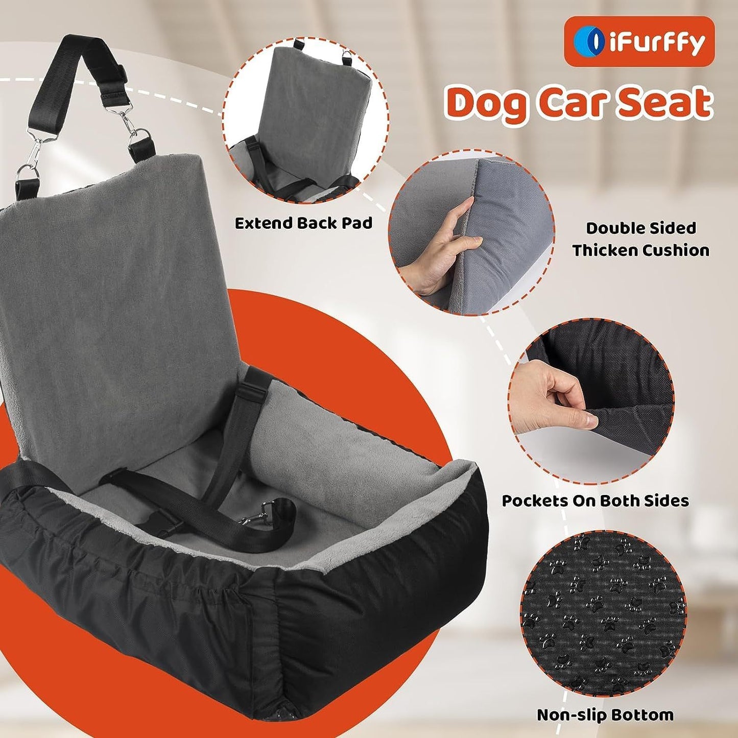 IFurffy Dog Car Seat