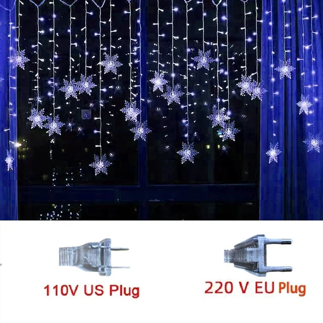 Snowflakes LED String Lights