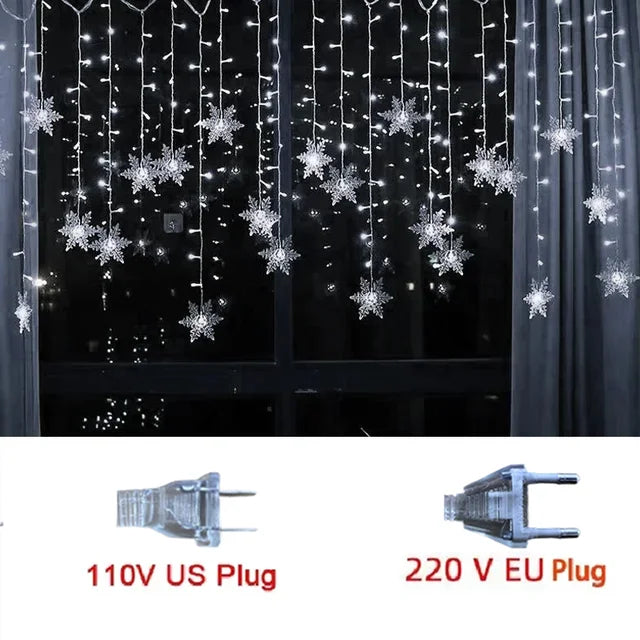 Snowflakes LED String Lights