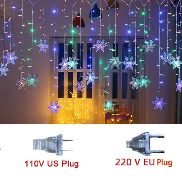 Snowflakes LED String Lights