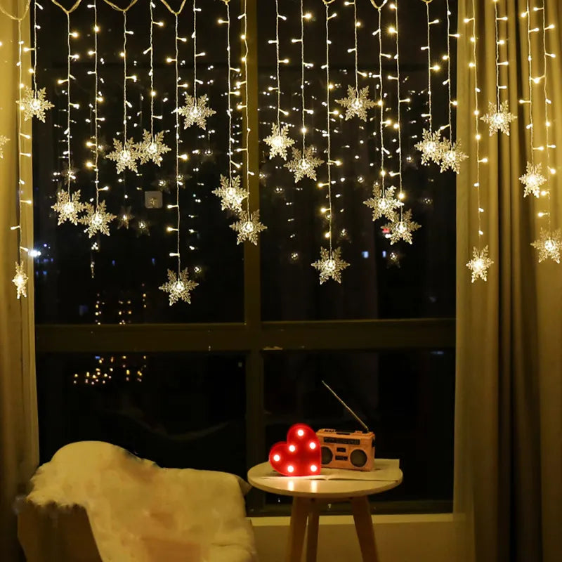 Snowflakes LED String Lights