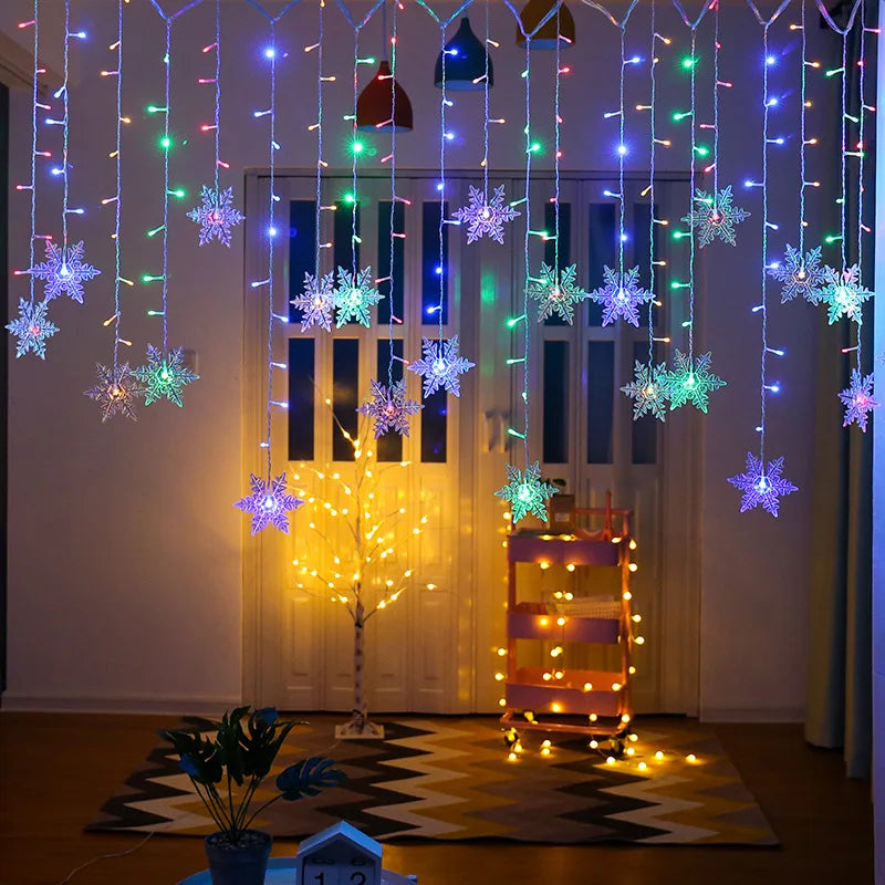 Snowflakes LED String Lights