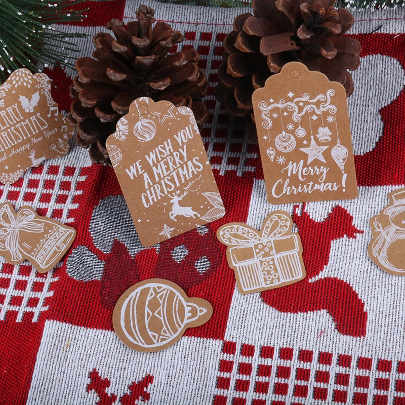 Merry Christmas Kraft Paper Tags