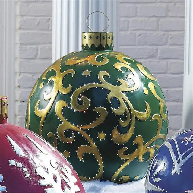 60cm Outdoor Inflatable Decorated Christmas Ball