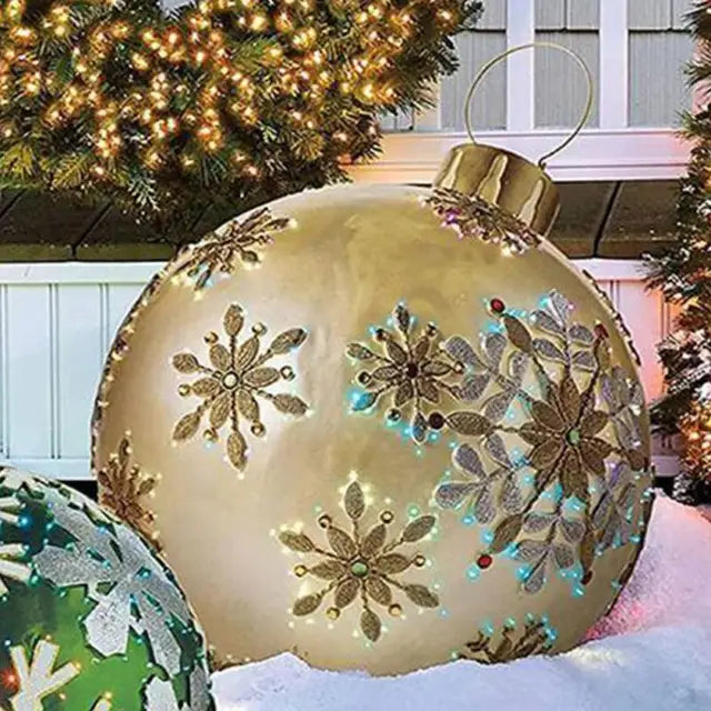 60cm Outdoor Inflatable Decorated Christmas Ball