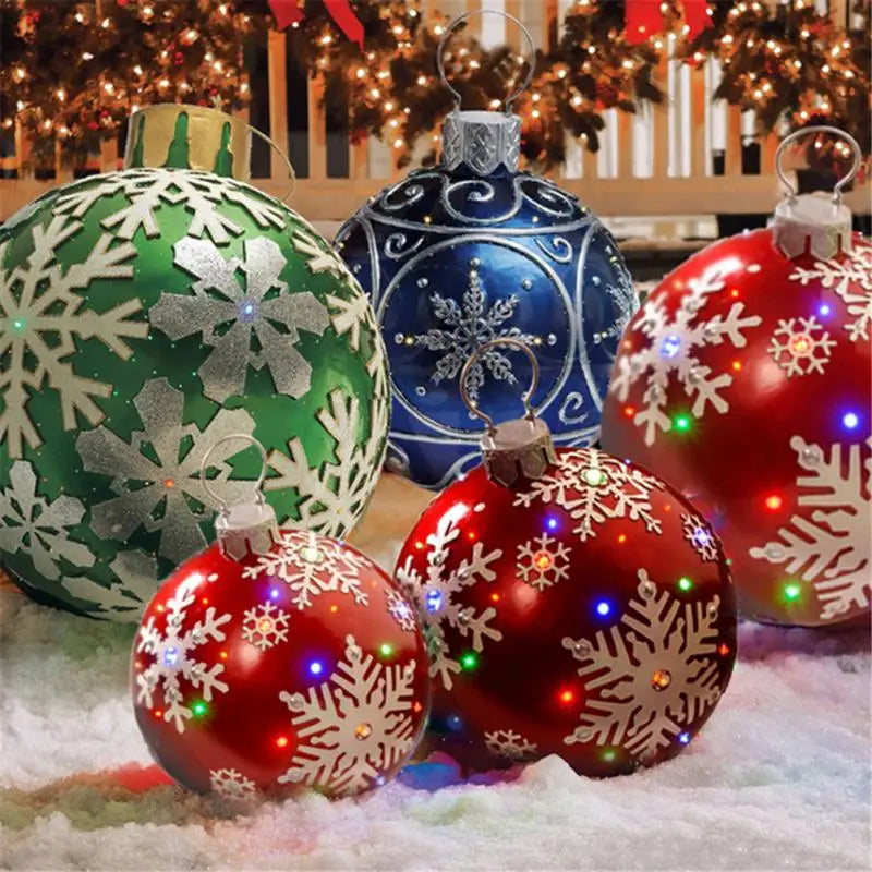 60cm Outdoor Inflatable Decorated Christmas Ball