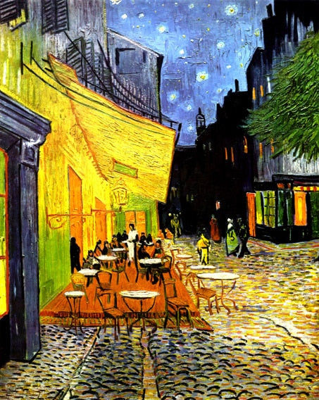 Famous Van Gogh Cafe Terrace Oil Canvas Posters - Catchy Goods® 