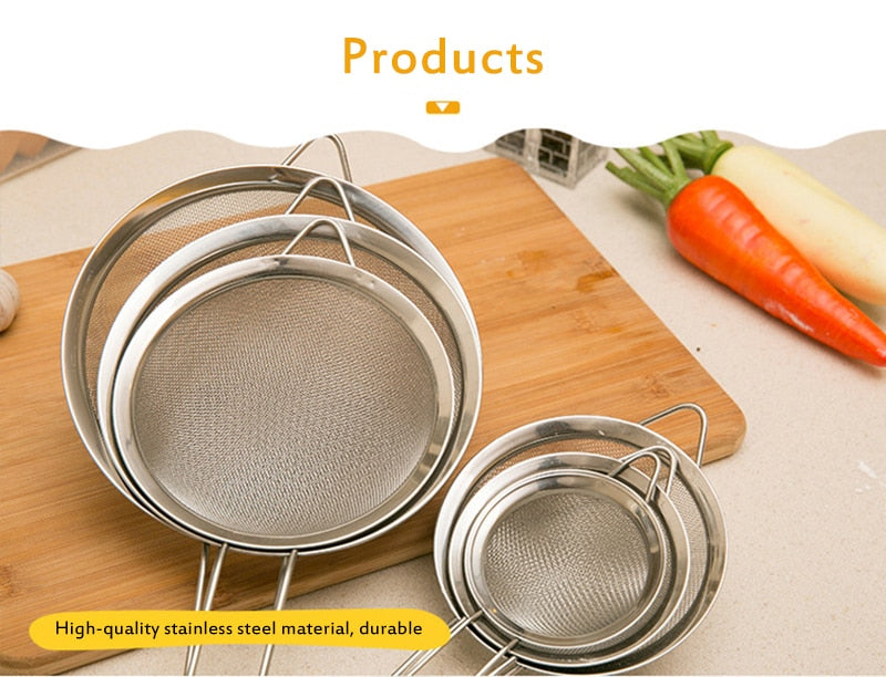 Stainless Steel Strainer Fine Mesh - Catchy Goods® 