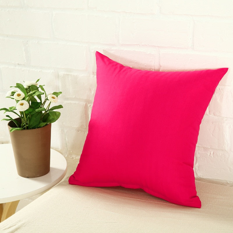 Simple Solid Candy Color Cushion Cover - Catchy Goods® 