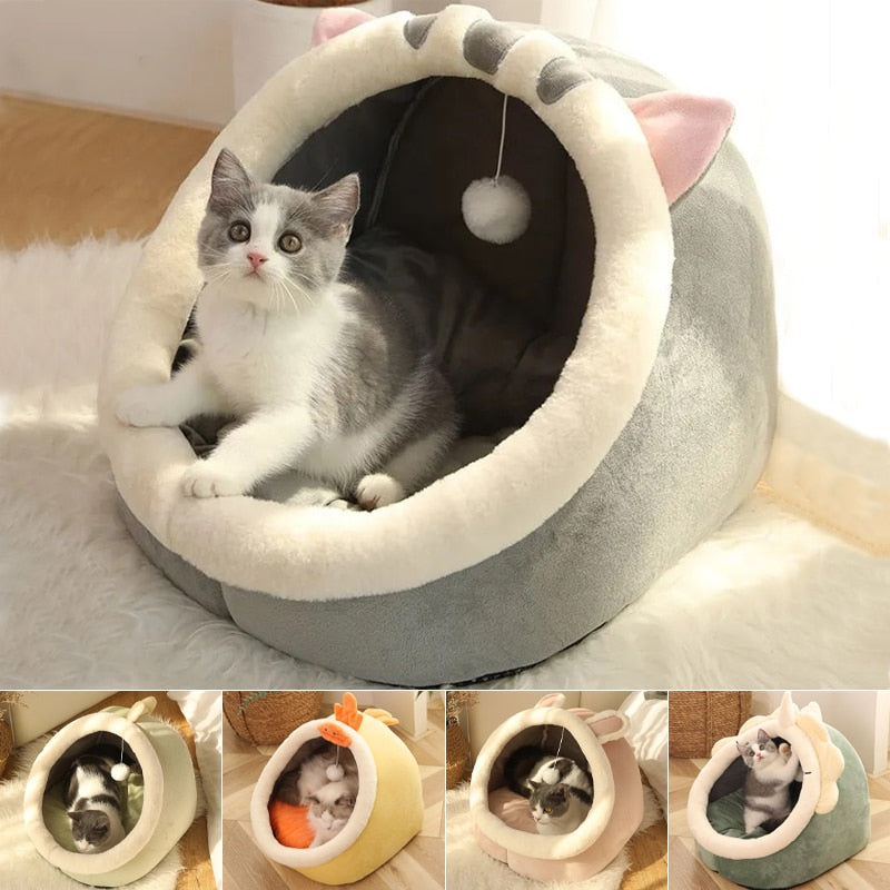 Cozy Warm Basket Sleeping Pet Bed