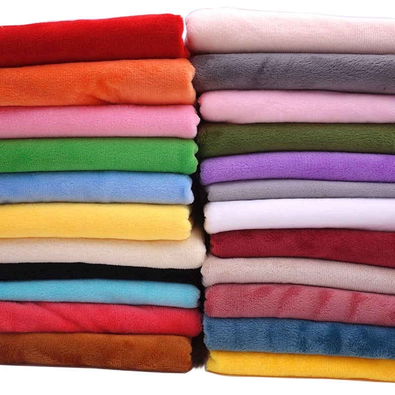 Short Crystal Super Soft Plush Fabric - Catchy Goods® 