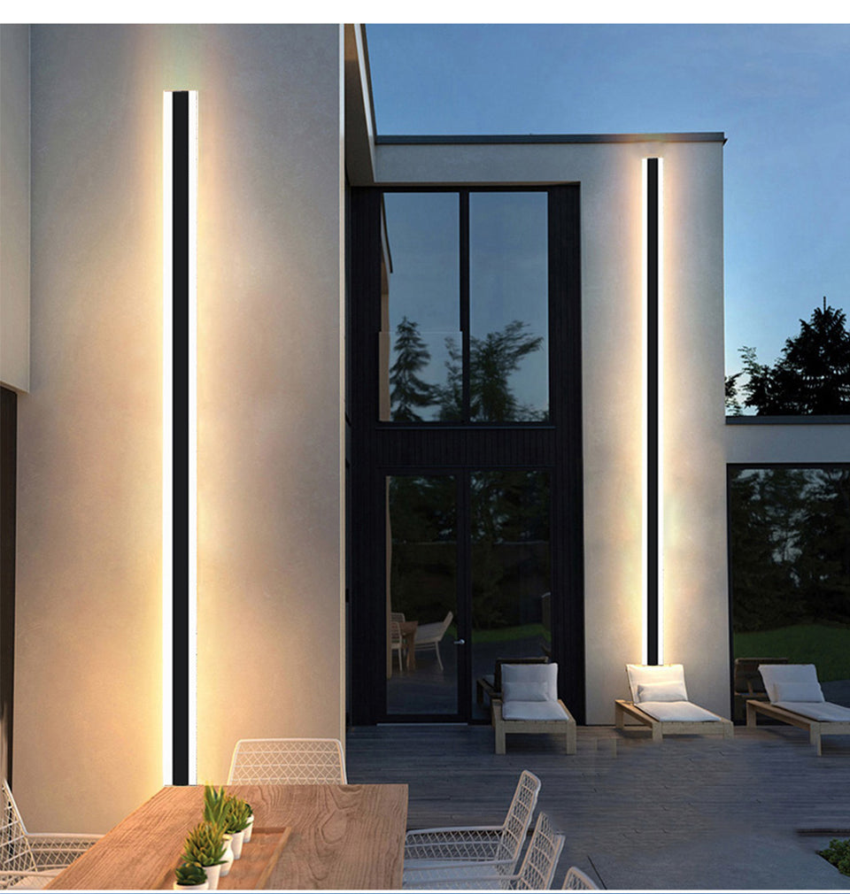 Modern Waterproof Outdoor Long Strip LED Wall lamp - Catchy Goods® 