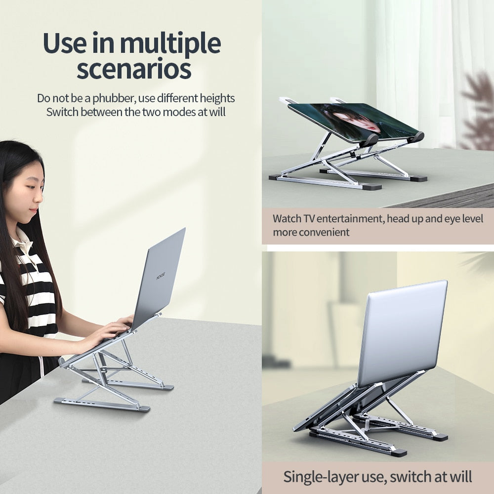 Adjustable Aluminum Portable Laptop Stand