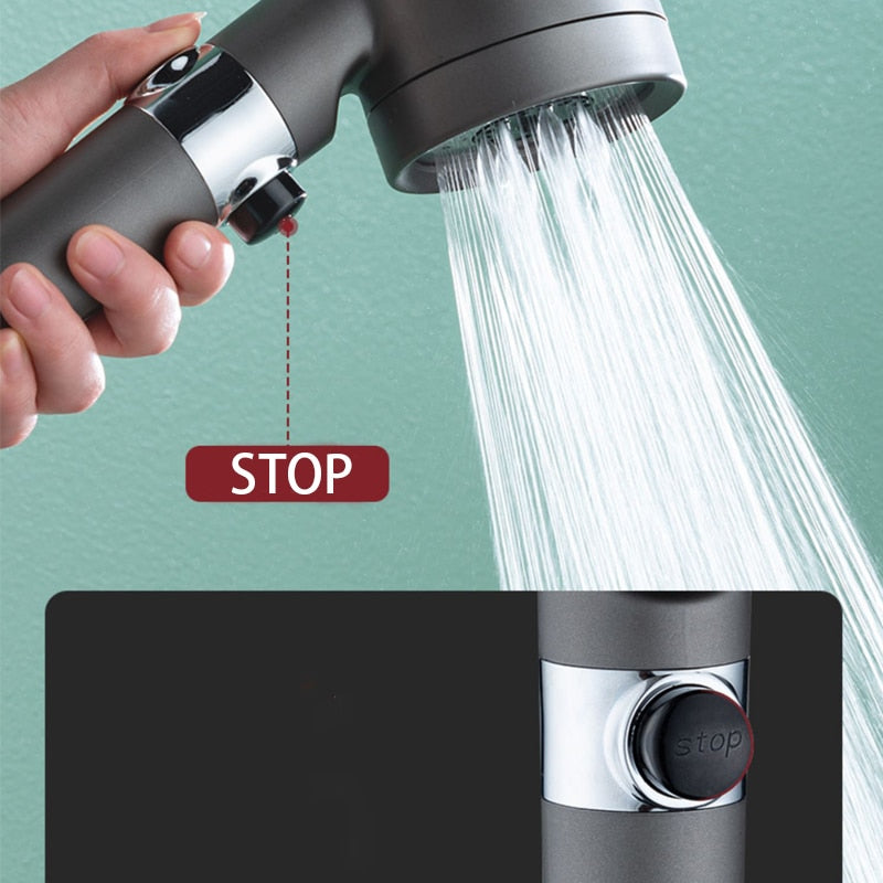 Portable Filter Rainfall High-Pressure Showerhead