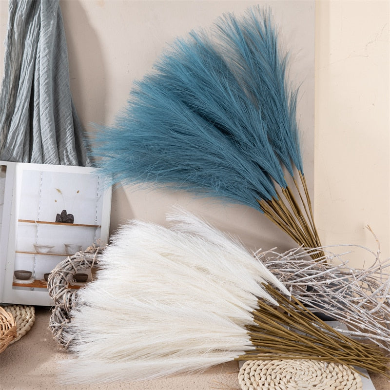 Artificial Flowers Fluffy Pampas Grass Home Decoration