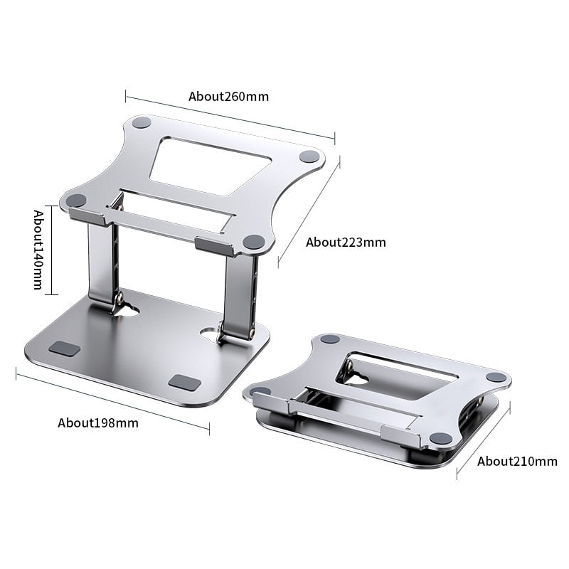 Aluminum Alloy Bracket Support Foldable Laptop Stand