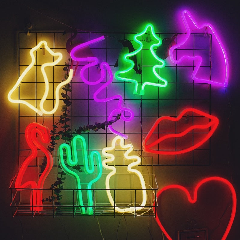 LED Neon Night Light Wall Decoration Art - Catchy Goods® 