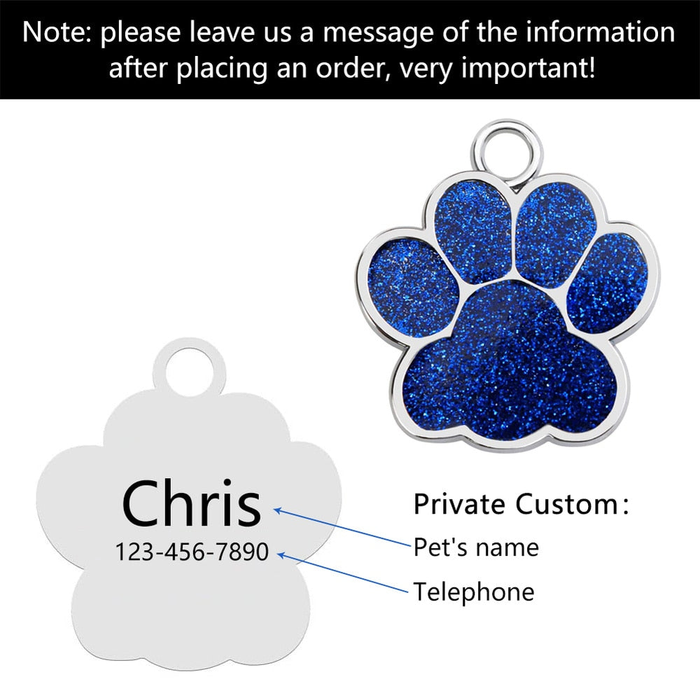 Personalized Pet Collar Tag Pendant Pet Accessories