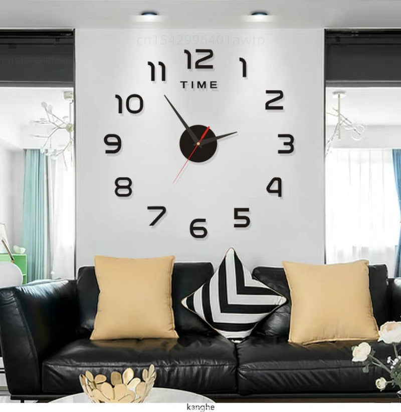 3D DIY Modern Design  Home Decor Wall Clock - Catchy Goods® 