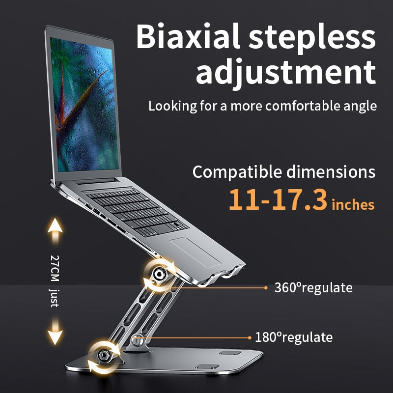 Beugel van aluminiumlegering Opvouwbare laptopstandaard