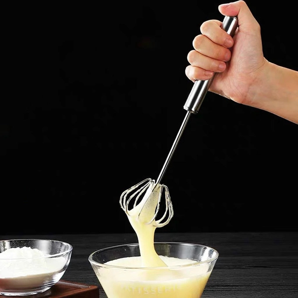 Semi-automatic Stainless Steel Manual Hand Mixer - Catchy Goods® 