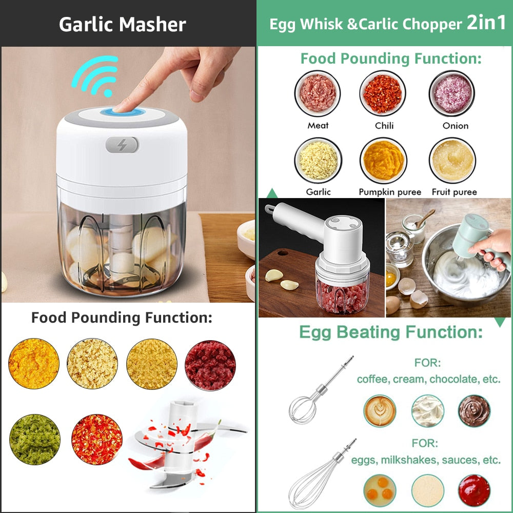 Electric Kitchen Food Chopper Crusher Kitchen Gadget - Catchy Goods® 