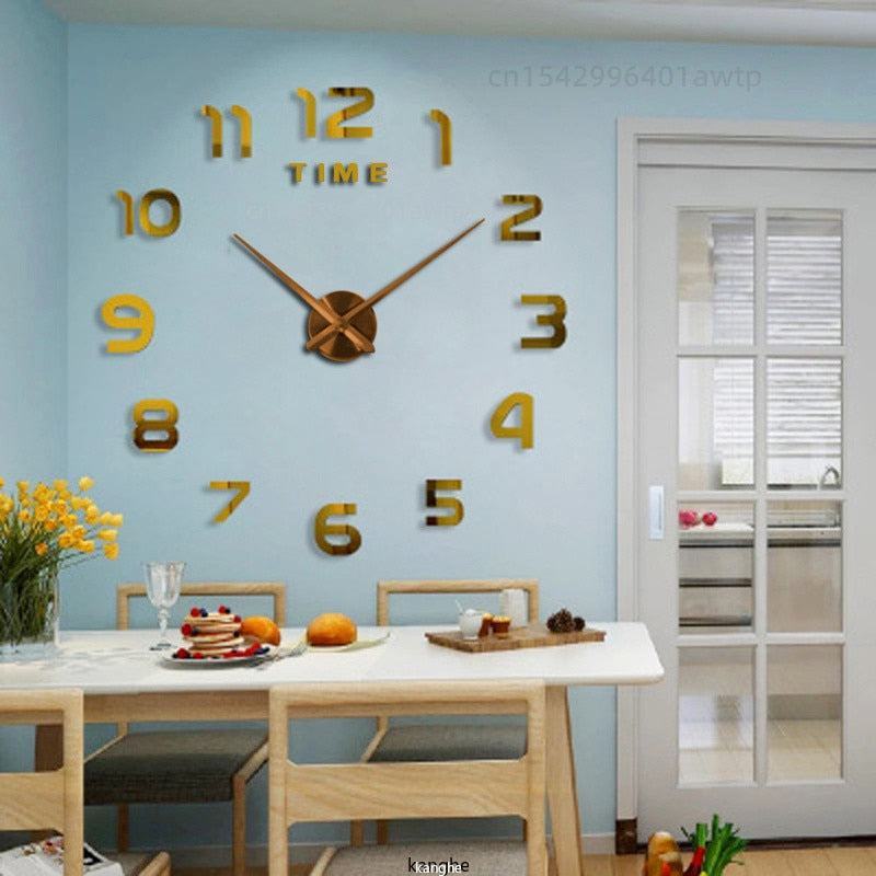 3D DIY Modern Design  Home Decor Wall Clock - Catchy Goods® 