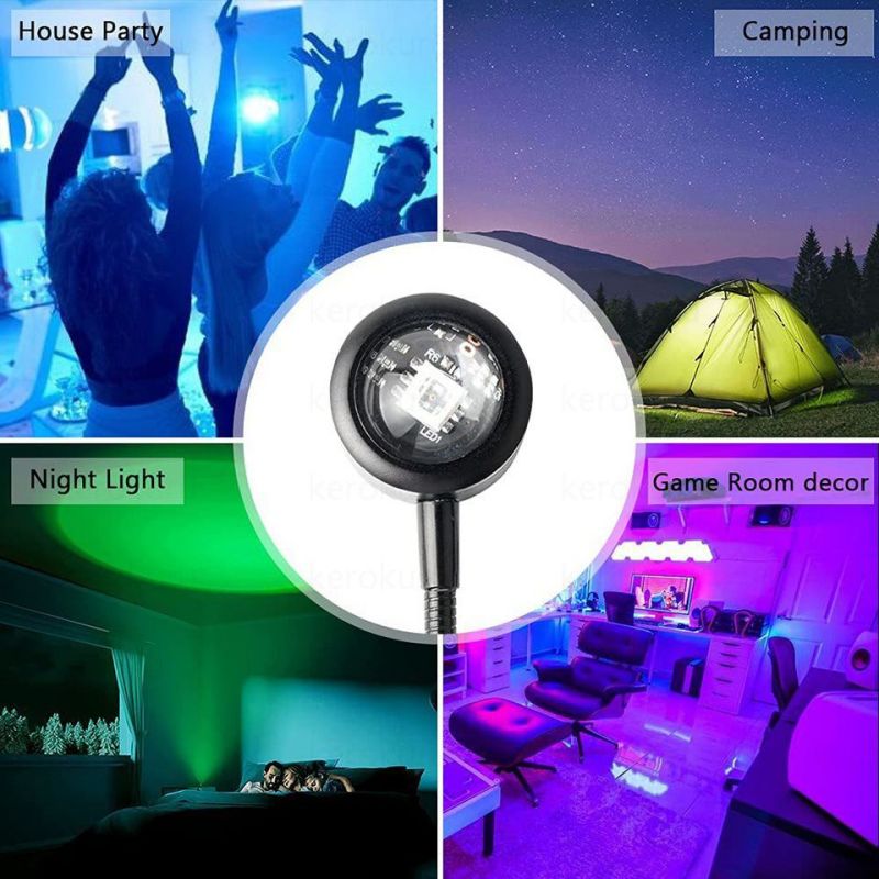 Mobile Phone Self Photography Rainbow Neon LED Night Light