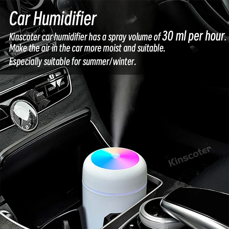 H2O Portable Mini USB Aroma Diffuser Air Humidifier