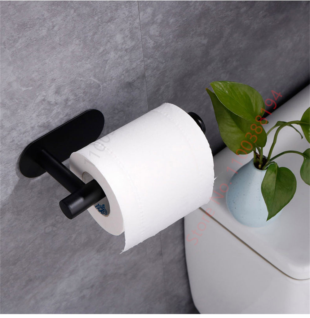 Adhesive Tissue Roll Paper Wall Mount Holder Kitchen  Stand - Catchy Goods® 