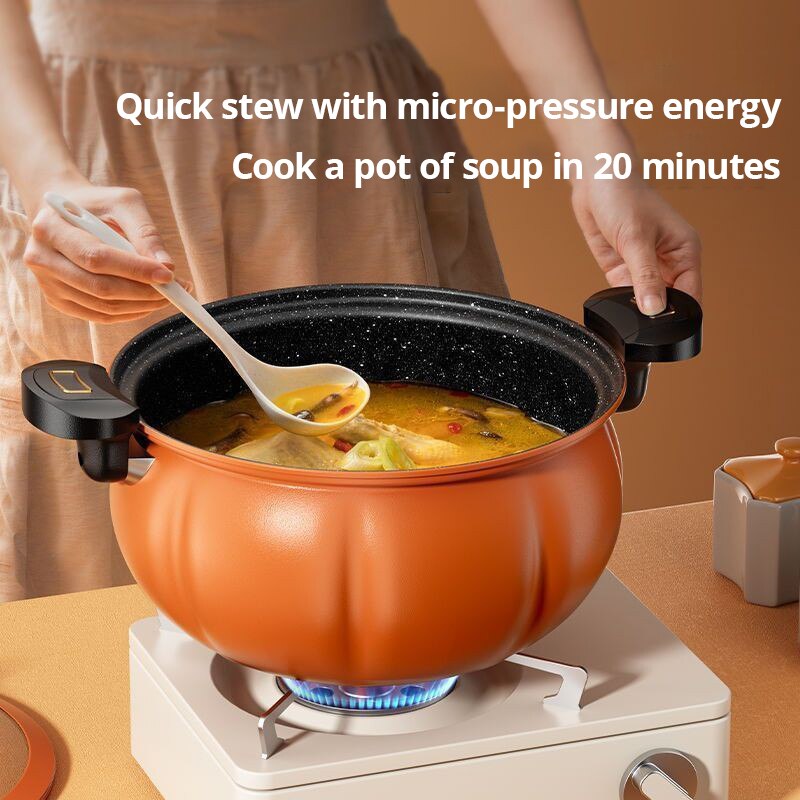 5L Pumpkin Micro Pressure Non-Stick Pot - Catchy Goods® 