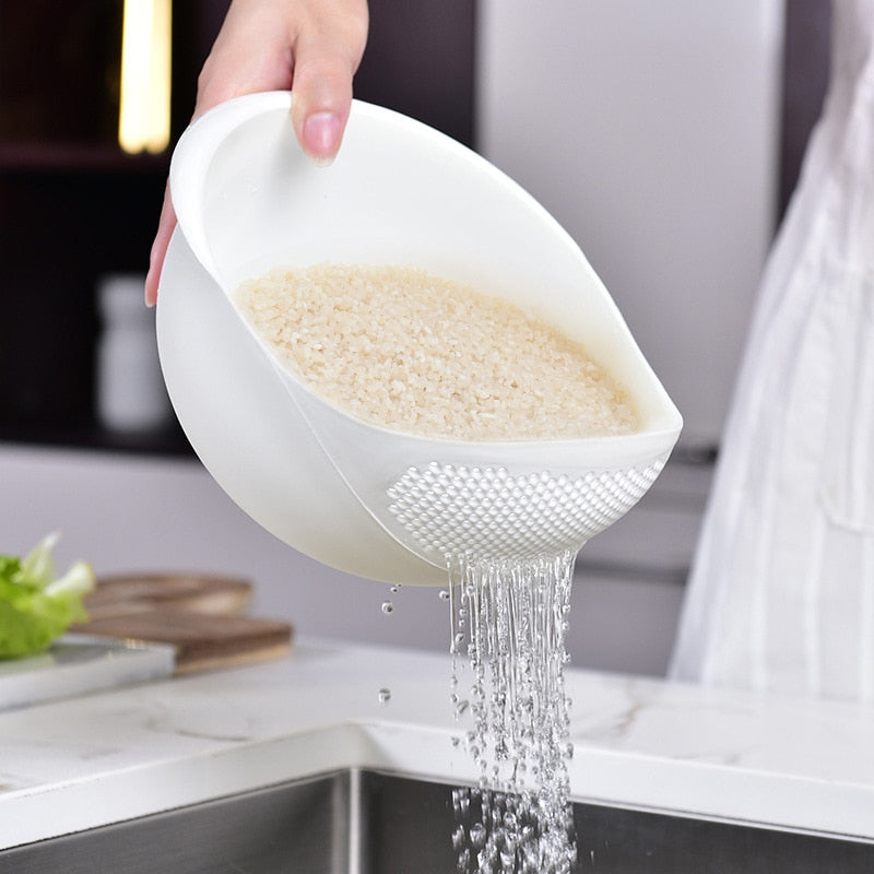 Rice Sieve Plastic Colander Kitchen Drain Basket - Catchy Goods® 