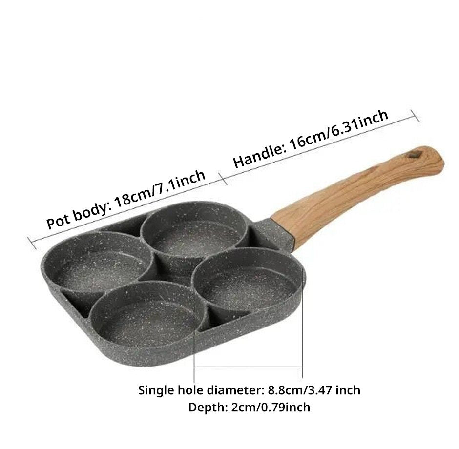 4hole Thickened Nonstick Omelet Frying Pan - Catchy Goods® 