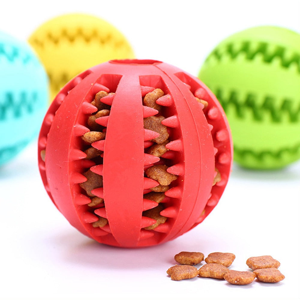 Interactive Rubber Chewing Tooth Cleaning Pet Balls - Catchy Goods® 