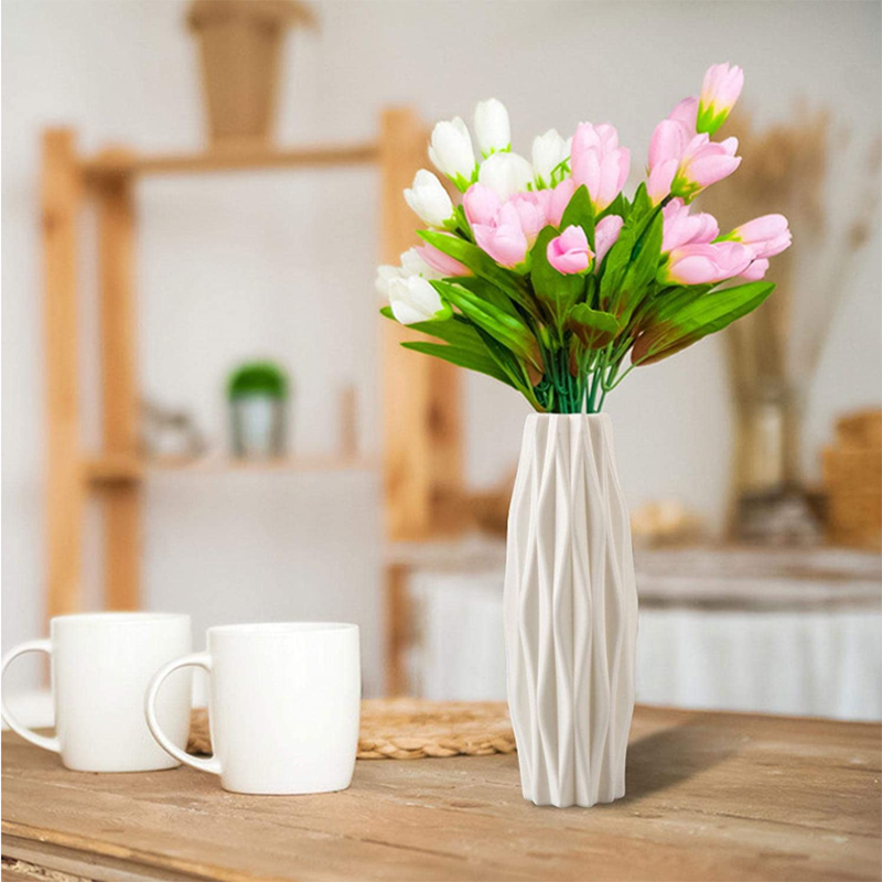 Modern Plastic Flower Vase Home Decor Ornament - Catchy Goods® 