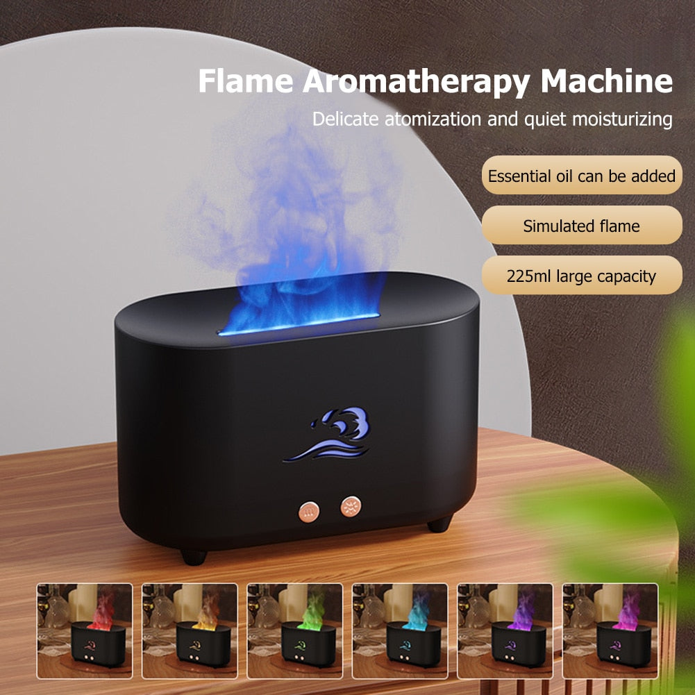 Flame Ultrasonic Aroma Air Humidifier - Catchy Goods® 