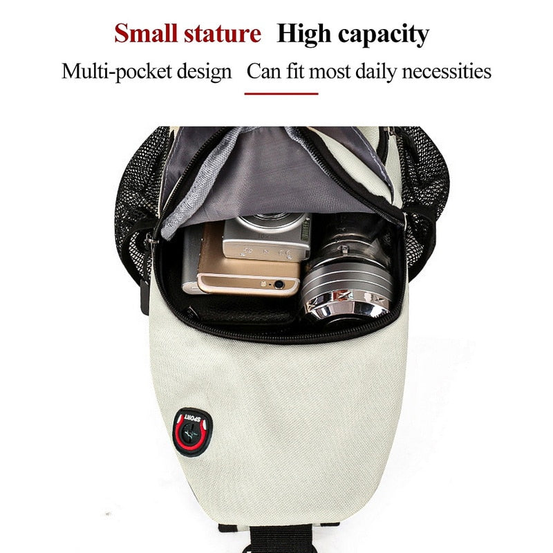 Man Casual Chest Shoulder Outdoor Bag