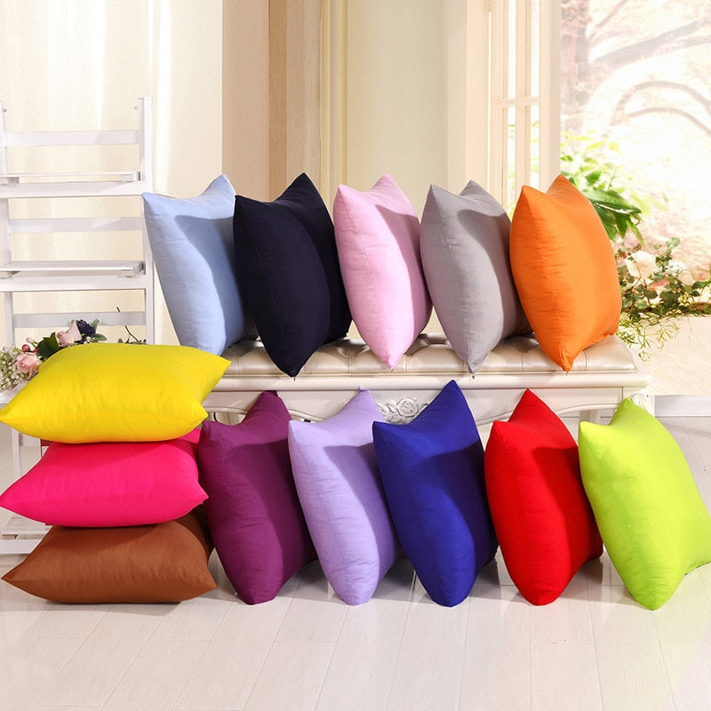 Simple Solid Candy Color Cushion Cover - Catchy Goods® 