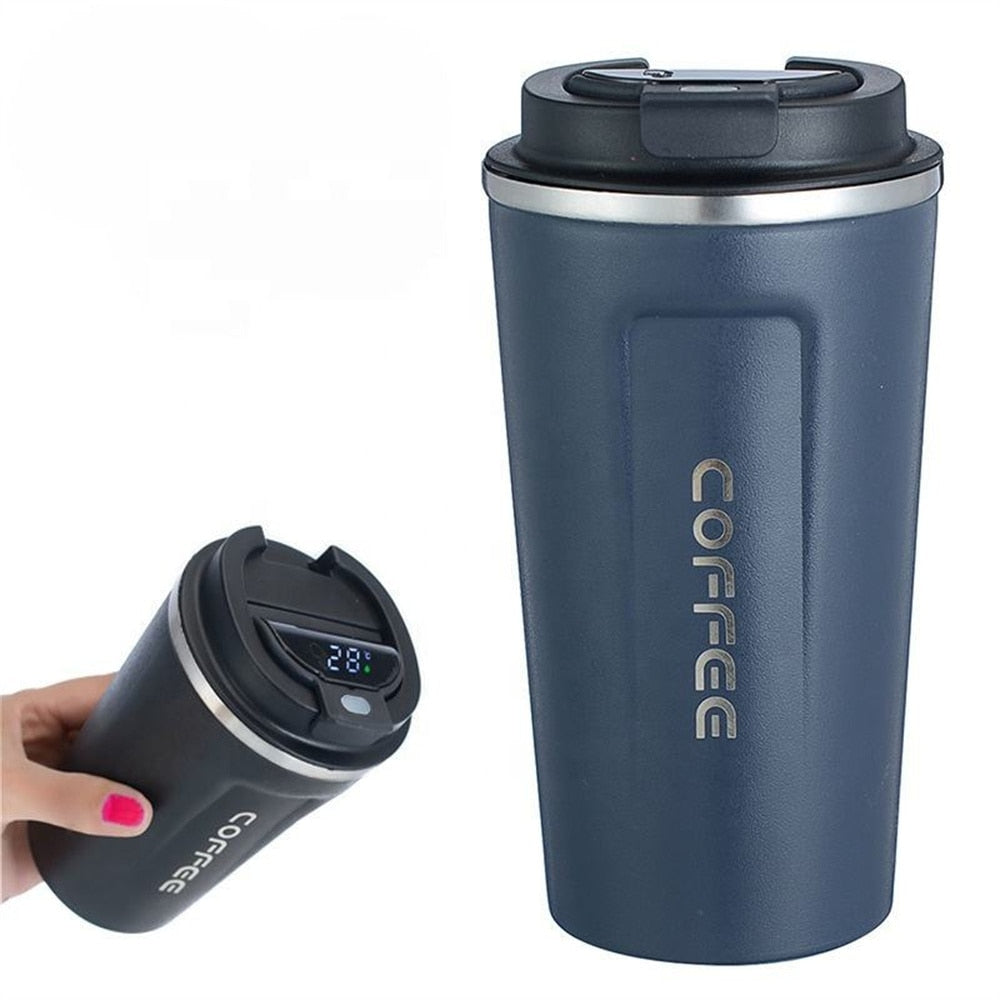 Stainless Steel Smart Portable Coffee Tumbler