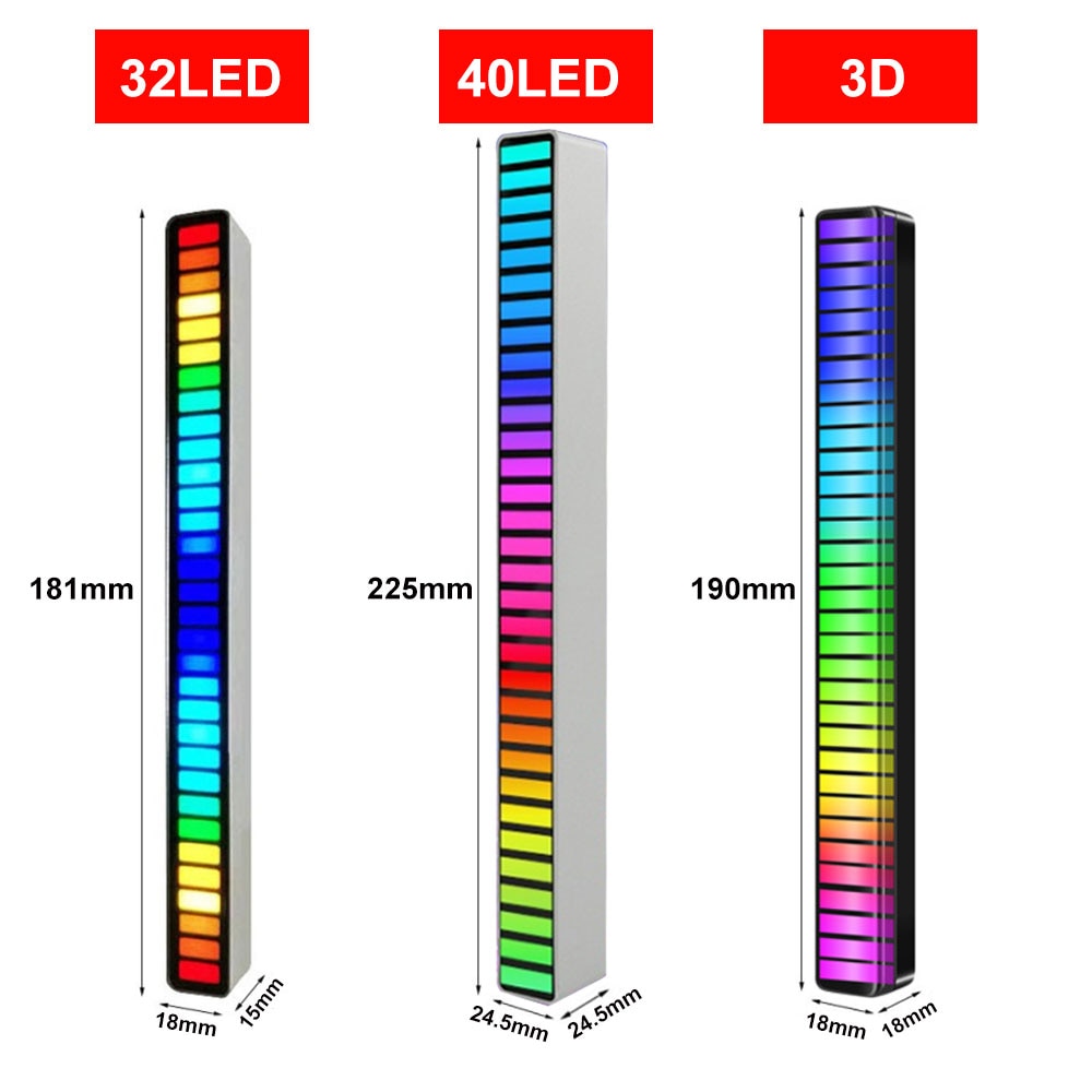 Smart RGB Symphony Sound Control LED  Ambient Light