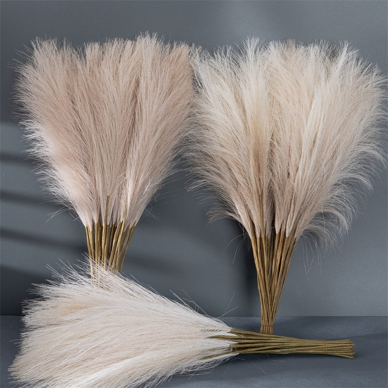 Artificial Flowers Fluffy Pampas Grass Home Decoration