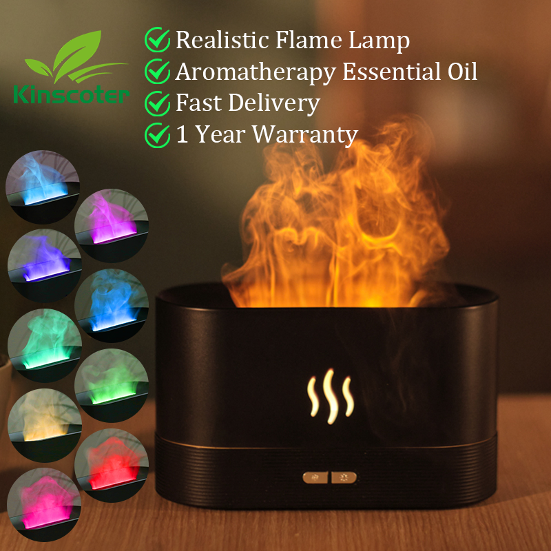 Ultrasonic Cool Mist Flame Air Humidifier - Catchy Goods® 