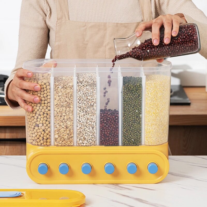 Wall Mounted Food Grain Storage Boxes - Catchy Goods® 