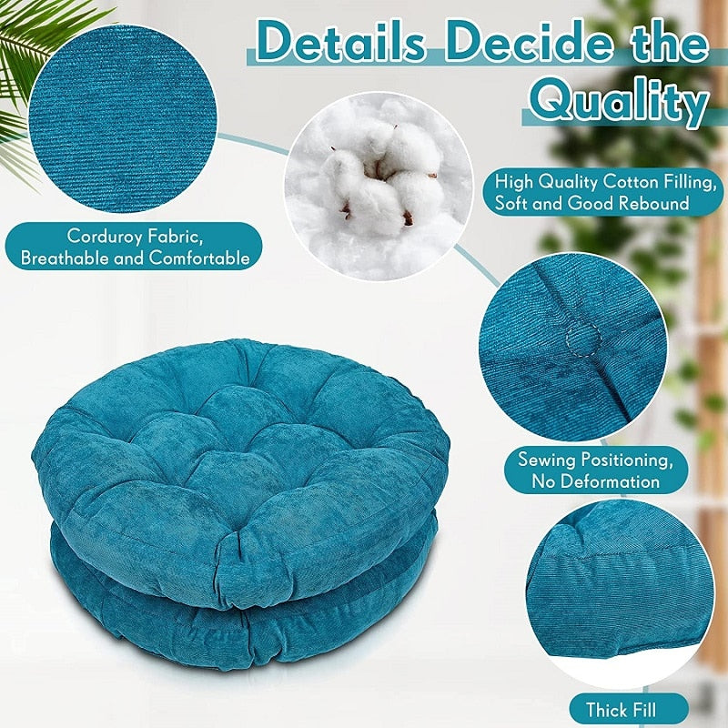 Meditation Floor Round Pillow for Bedroom - Catchy Goods® 