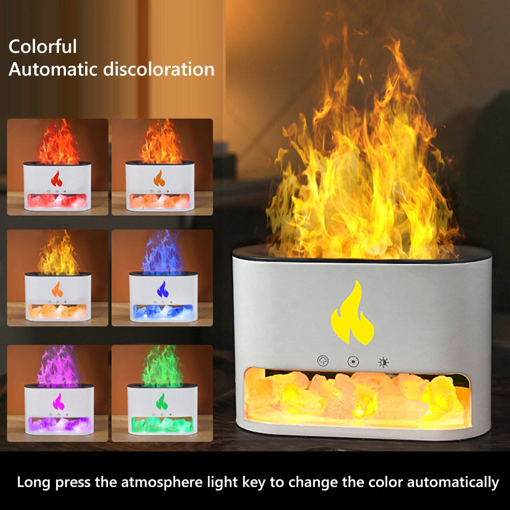 Flame Ultrasonic Aroma Air Humidifier - Catchy Goods® 