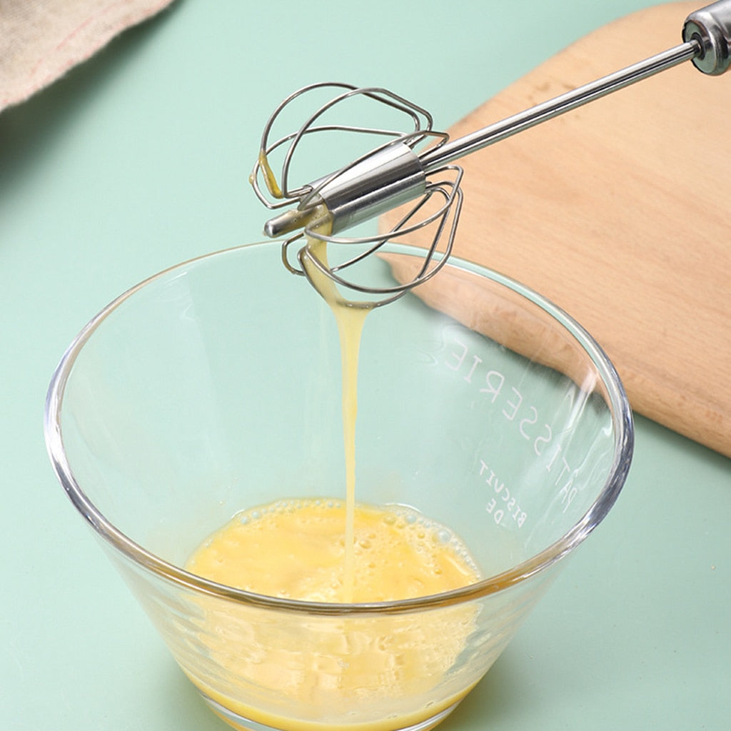 Semi-automatic Stainless Steel Manual Hand Mixer - Catchy Goods® 