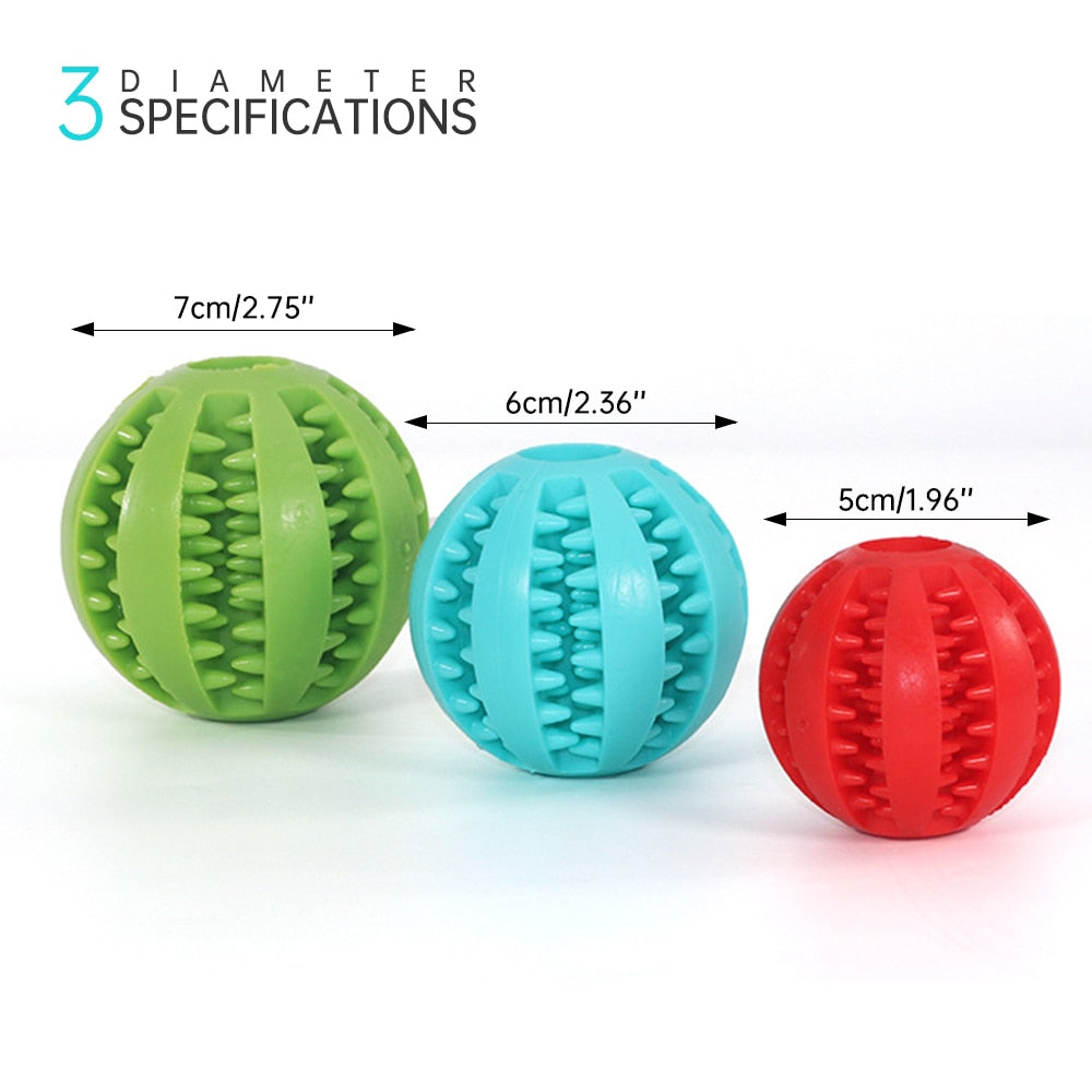 Interactive Rubber Chewing Tooth Cleaning Pet Balls - Catchy Goods® 