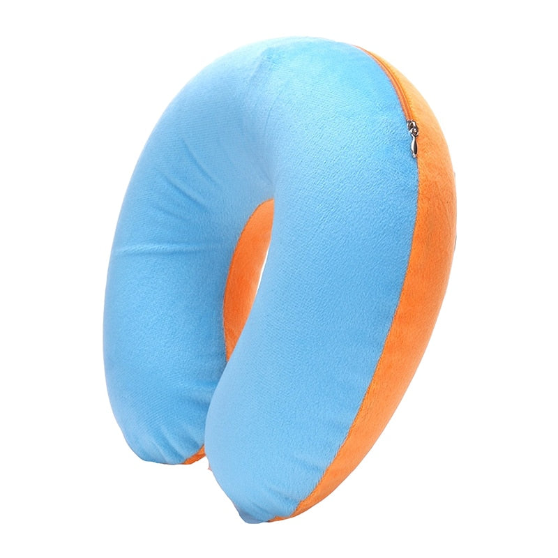 U-shaped Inflatable Travel Neck Pillow