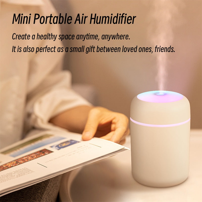 H2O Portable Mini USB Aroma Diffuser Air Humidifier