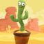 Rechargeable Dancing Cactus